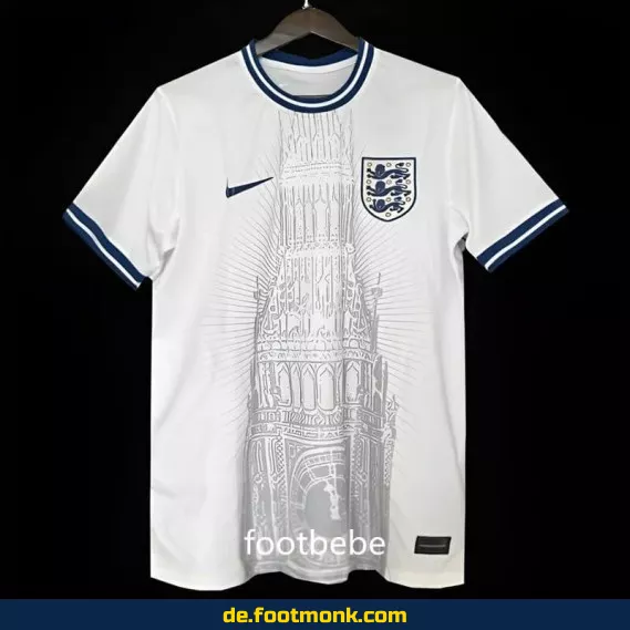 England Trikot 2024 Weiß – Limitierte Sonderedition | Fußballtrikot Herren/Damen/Kinder | Authentisches Nike/Adidas Trikot | Personalisierbar | Fussballtrikots günstig kaufen