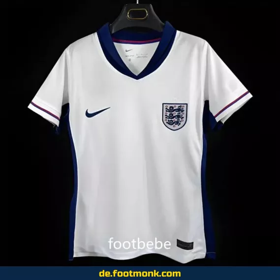England Damen Heimtrikot EM 2024 Weiß – Fußballtrikot Damen, Authentisches Fussballtrikot, Nike/Adidas, EM Trikots 2024, Günstig Online Kaufen