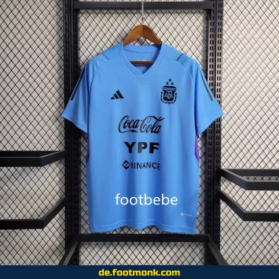 Argentinisches Fußballtrikot 2023 mit 3 Sternen – Pre-Match Blau – Authentisches Herren/Damen/Kinder Trikot – Nike/Adidas – Personalisierbar – Bundesliga/WM/EM – Günstig online kaufen