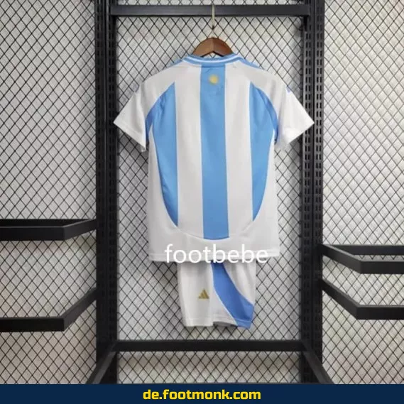 Argentinien Kinder Fußballtrikot 3 Sterne 2024 Heim – Günstige Fussballtrikots für Kinder online kaufen