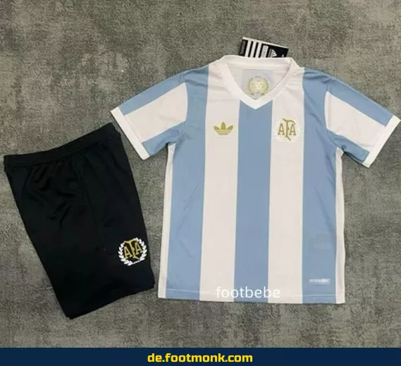 Argentinisches Kinder-Fußballtrikot 2024/2025 – 50 Jahre Sonderedition | Günstige Fußballtrikots online kaufen