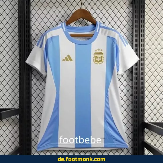Argentinisches Damen-Fußballtrikot Heim 3 Sterne 2024 – Authentisches Trikot