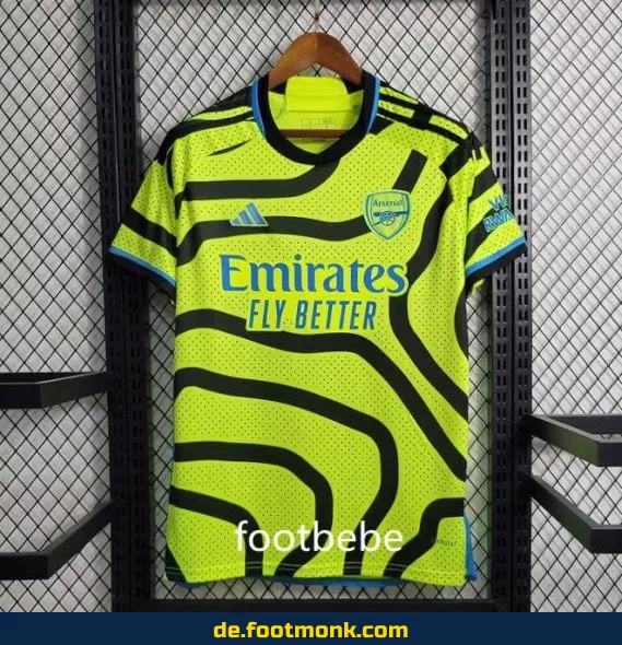 Arsenal Auswärtstrikot 2023/2024 gelb – Fußballtrikot Herren/Damen/Kinder | Günstige Fussballtrikots | Nike/Adidas | Personalisiert mit Nummer