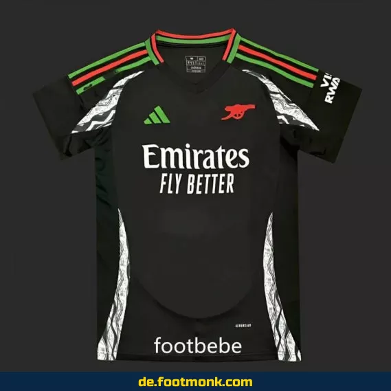 Arsenal Auswärtstrikot 2024/2025 – Offizielles Herren Fußballtrikot (Schwarz) – Günstig online kaufen | Nike Vereinstrikot | Personalisierbar mit Name & Nummer