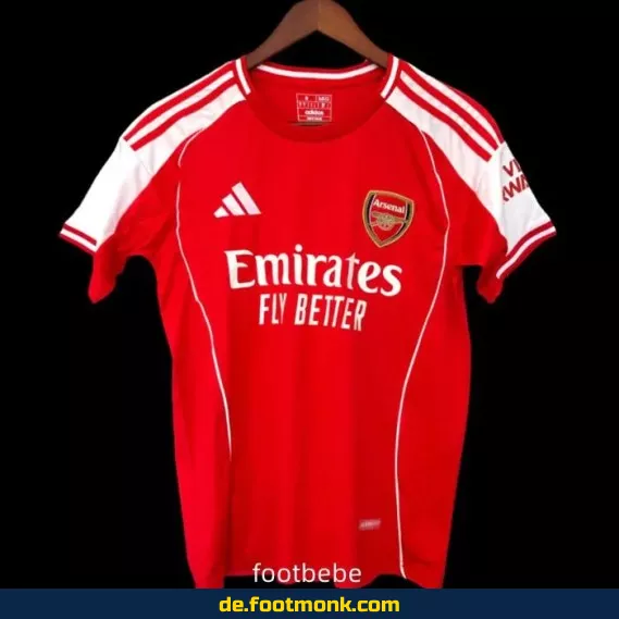 Arsenal Heimtrikot 2025/2026 – Offizielles Fußballtrikot für Herren, Damen & Kinder | Günstig online kaufen | Authentisches Vereinstrikot von Adidas