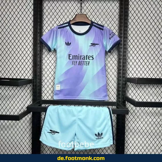 Arsenal Kinder Trikot 2024/2025 Third – Günstige Fußballtrikots Online Kaufen | Authentisches Vereinstrikot