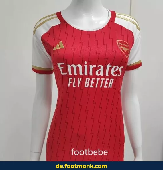 Arsenal Heimtrikot Damen 2023/2024 – Authentisches Fußballtrikot online kaufen | Nike/Adidas Vereinstrikot | Personalisierbar mit Nummer & Name