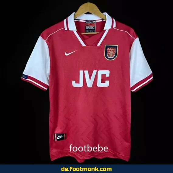 Arsenal Vintage Trikot 1996/97 Heim – Retro Fußballtrikot Herren/Damen/Kinder | Authentisches Vereinstrikot | Fussballtrikots günstig kaufen