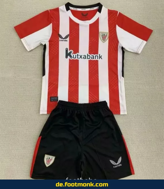Authentisches Athletic Bilbao Heimtrikot für Kinder 2024/2025 – Fußballtrikots günstig online kaufen
