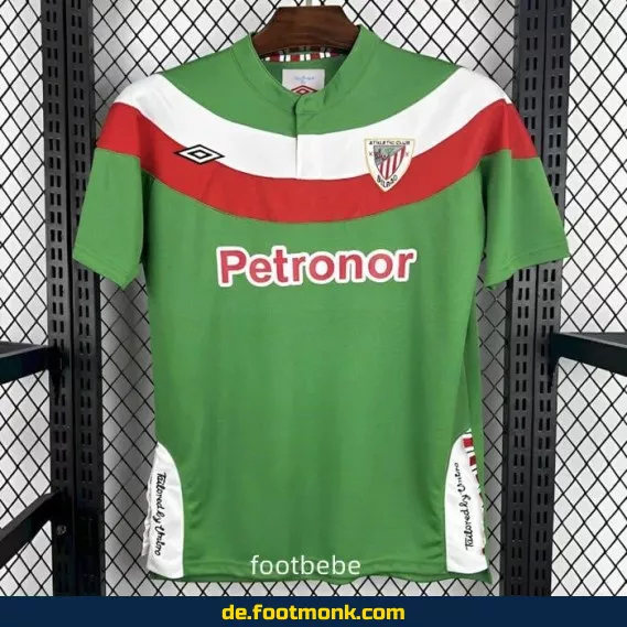 Authentisches Athletic Bilbao Vintage Trikot 2011/2012 Auswärts – Retro Fußballtrikot Herren/Damen