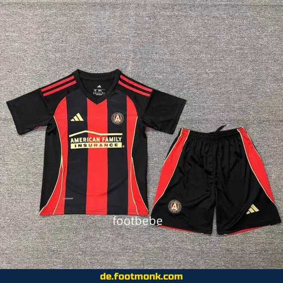 Atlanta United Kinder Fußballtrikot 2025/26 Heim – Günstige Fussballtrikots online kaufen | Authentisches Vereinstrikot für Jungen & Mädchen | Nike/Adidas
