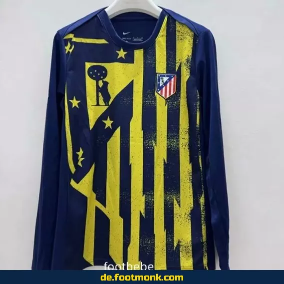 Atletico Madrid Trikot 2025/2026 Langarm – Authentisches Fußballtrikot Herren/Damen/Kinder | Günstige Vereinstrikots | Nike/Adidas | Personalisierbar