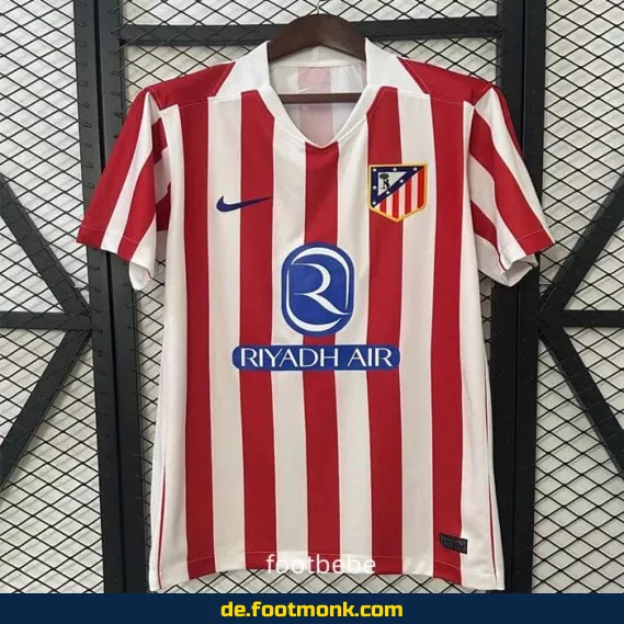 Atletico Madrid Heimtrikot 2025/2026 – Authentisches Fußballtrikot für Herren, Damen & Kinder | Günstig online kaufen | Nike/Adidas Vereinstrikots | Personalisierbar mit Nummer & Name