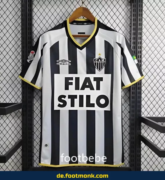 Atletico Mineiro Vintage Trikot 2002/2003 Heim – Retro Fußballtrikot Herren/Damen – Authentisches Vereinstrikot – Günstige Fussballtrikots