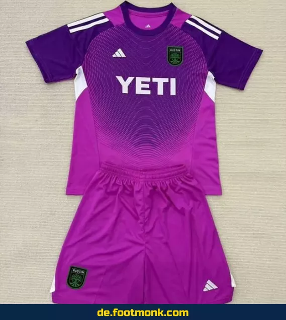 Kinder Fußballtrikot Austin 2025/2026 – Violet | Günstige Fussballtrikots | Nike/Adidas | Personalisiert | Fußball EM/WM | Bundesliga | Nachhaltig