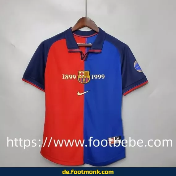 FC Barcelona Heimtrikot 100. Jubiläum – Blau-Rot | Günstige Fußballtrikots | Authentische Vereinstrikots | Herren, Damen & Kinder