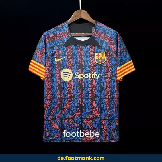 FC Barcelona Trainings-Trikot 2023/2024 Camouflage – Fußballtrikot Herren/Damen/Kinder | Günstige & Authentische Vereinstrikots | Nike/Adidas