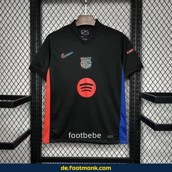 FC Barcelona Auswärtstrikot 2024/2025 – Herren Fußballtrikot Schwarz – Günstig online kaufen | Authentisches Nike/Adidas Vereinstrikot | Personalisierbar mit Name & Nummer