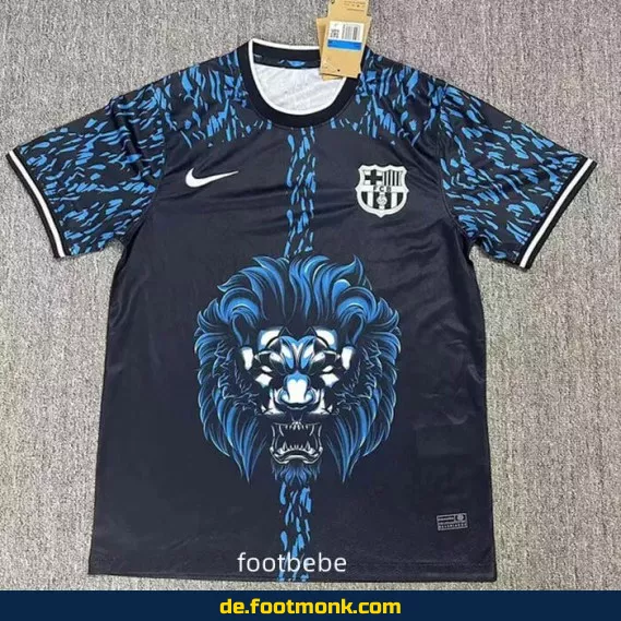 FC Barcelona Trikot 2024/2025 – Blaues Löwen-Design | Günstige Fußballtrikots für Herren, Damen & Kinder | Authentisches Vereinstrikot von Nike/Adidas | Personalisierbar mit Nummer & Name