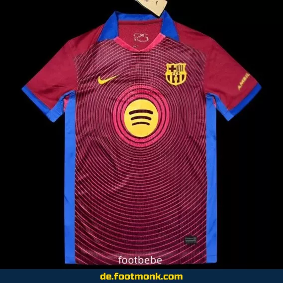 FC Barcelona Trikot 2025/2026 Herren Damen Kinder – Authentisches Bourgogne Fußballtrikot – Nike/Adidas Vereinstrikot – Personalisiert mit Nummer & Name – Günstig online kaufen