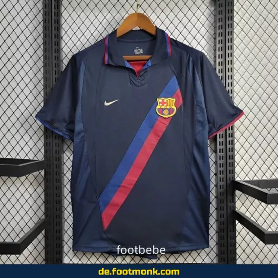 Vintage FC Barcelona Trikot 2002/2003 – Drittes Trikot – Retro Fußballtrikot Herren/Damen/Kinder – Authentisches Vereinstrikot – Nike/Adidas