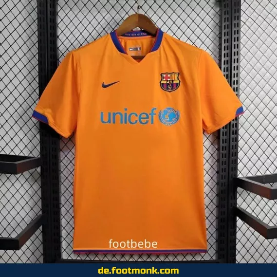 Vintage FC Barcelona Auswärtstrikot 2006/2007 – Retro Fußballtrikot Herren/Damen/Kinder – Authentisches Nike/Adidas Vereinstrikot