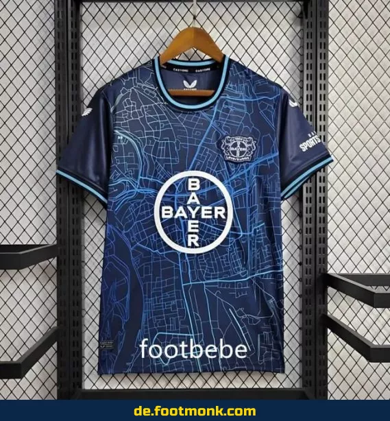 Bayer 04 Leverkusen Trikot 2024/2025 Herren/Damen/Kinder – Charcoal Grau | Authentisches Vereinstrikot | Fußball-Bundesliga | Personalisierbar mit Nummer & Name | Günstig online kaufen