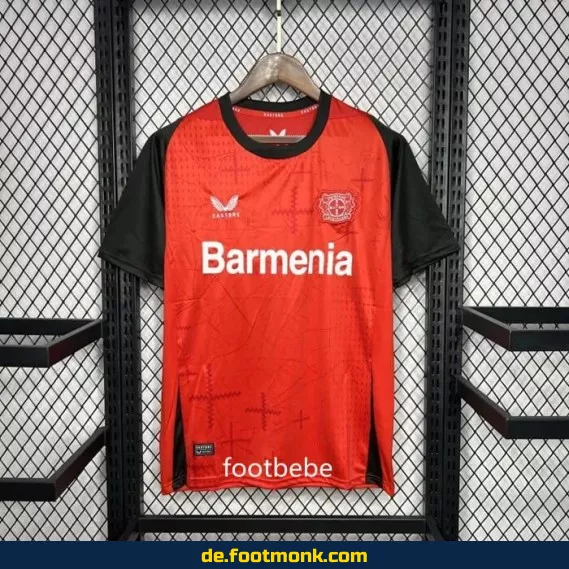 Bayer 04 Leverkusen Heimtrikot 2024/2025 – Offizielles Fussballtrikot Herren/Damen/Kinder | Fußball-Bundesliga Trikot | Günstig & Authentisch | Personalisierbar mit Nummer & Name
