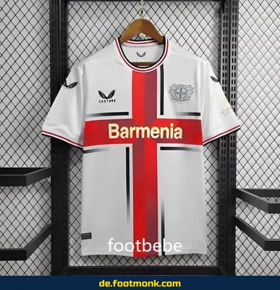 Bayer 04 Leverkusen Auswärtstrikot 2024/2025 – Weißes Fußballtrikot für Herren, Damen & Kinder | Authentisches Vereinstrikot | Bundesliga Trikot | Günstig online kaufen | Personalisierbar mit Nummer & Name