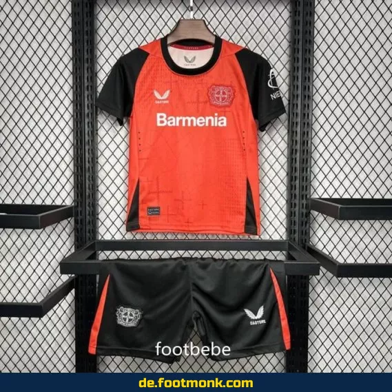 Bayer 04 Leverkusen Heimtrikot Kinder 2024/2025 – Günstige Fußballtrikots online kaufen | Authentisches Vereinstrikot | Personalisierbar mit Nummer & Name