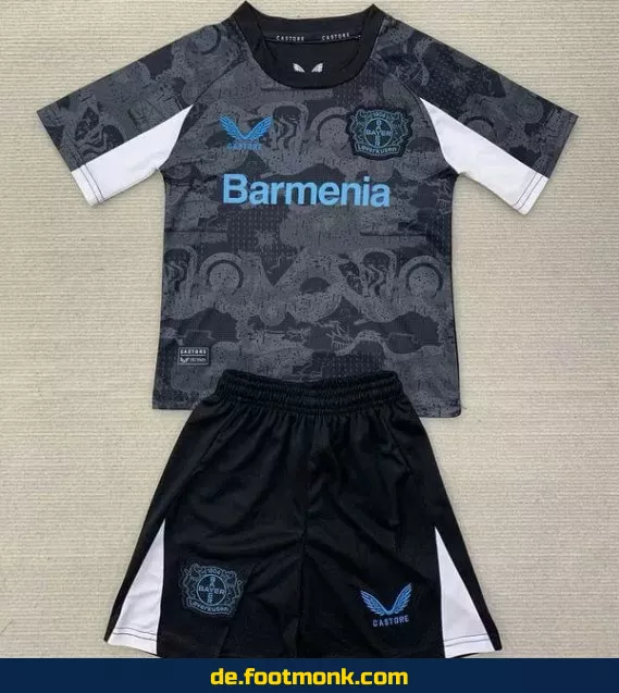 Bayer 04 Leverkusen Kinder Trikot 2024/2025 Dritte Ausgabe – Günstige Fußballtrikots Online Kaufen | Authentisches Vereinstrikot für Jugendliche
