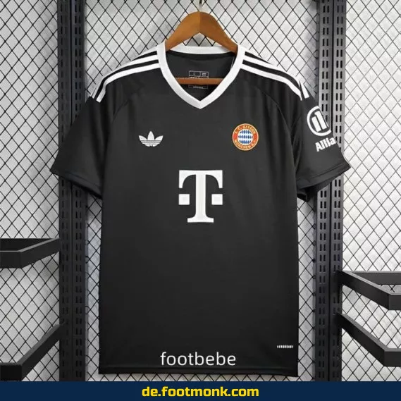 Bayern München Torwarttrikot 2024/2025 – Schwarz | Authentisches Fußballtrikot | Herren/Damen/Kinder | Nike/Adidas | Bundesliga Trikot | Personalisierbar