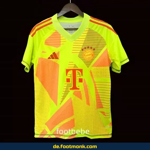 FC Bayern München Torwart-Trikot 2024/2025 – Fluo-Grün – Fußballtrikot Herren/Damen/Kinder – Authentisches Vereinstrikot – Bundesliga Trikot – Günstig online kaufen