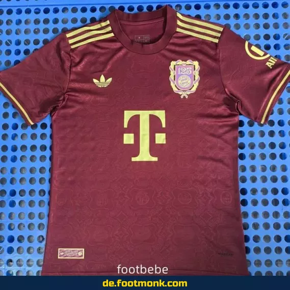 FC Bayern München Heimtrikot 2025 – 125 Jahre Jubiläumsedition (Rot) – Authentisches Fußballtrikot für Herren, Damen & Kinder | Personalisierbar | Nike/Adidas | Bundesliga & EM/WM Trikots