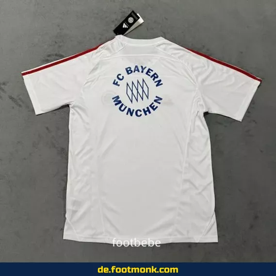 FC Bayern München Trainings-Trikot 2025/2026 weiß – Authentisches Fußballtrikot für Herren, Damen & Kinder | Günstige Vereinstrikots | Nike/Adidas | Personalisierbar