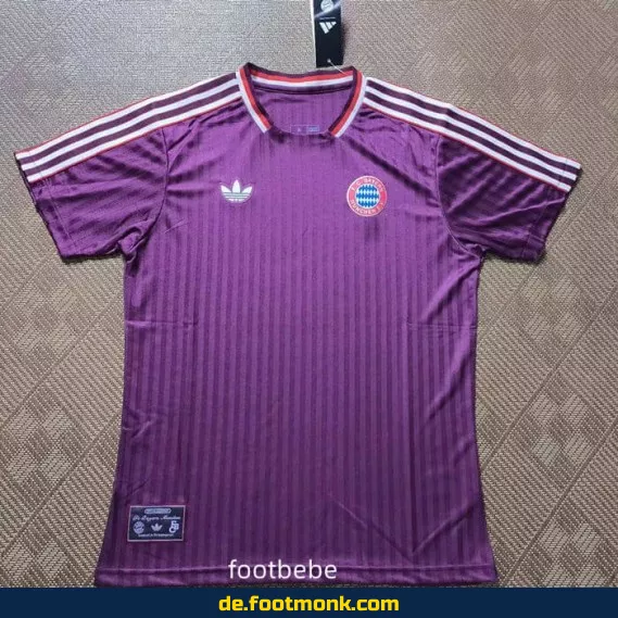 Bayern München Retro Trikot 2025/2026 – Violet – Authentisches Fußballtrikot für Herren, Damen & Kinder | Nike/Adidas | Personalisierbar | Bundesliga & Vintage Look