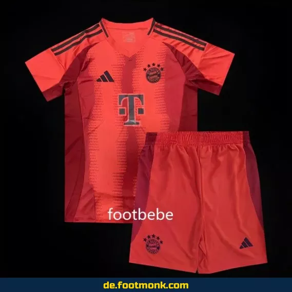 FC Bayern München Heimtrikot 2024/2025 Kinder – Günstige Fußballtrikots online kaufen | Authentisches Vereinstrikot