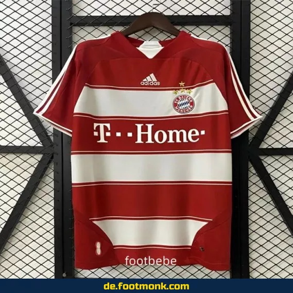 Bayern Munich Vintage Trikot 2007/2008 Heim – Authentisches Retro-Fußballtrikot für Herren, Damen & Kinder | Fussballtrikot günstig online kaufen