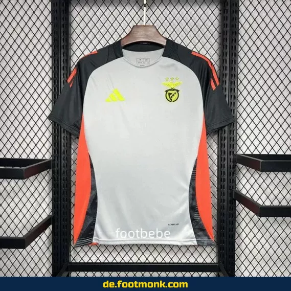 Benfica Trainings-Trikot 2024/2025 grau – Fußballtrikot Herren/Damen/Kinder | Günstige Vereinstrikots | Nike/Adidas | Personalisierbar