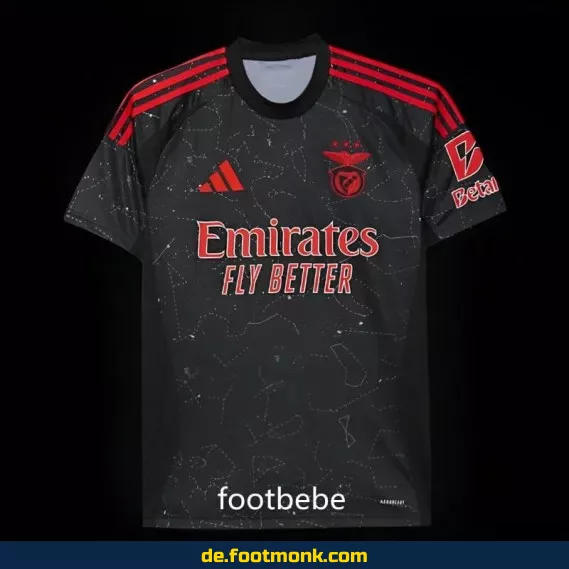 Benfica Auswärtstrikot 2024/2025 schwarz – Fußballtrikot Herren/Damen/Kinder | Günstig online kaufen | Authentisches Vereinstrikot | Nike/Adidas | Personalisierbar mit Nummer & Name