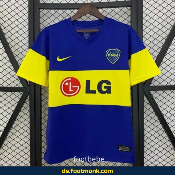 Boca Juniors Vintage Heimtrikot 2011/2012 – Retro Fußballtrikot Herren/Damen/Kinder – Authentisches Vereinstrikot
