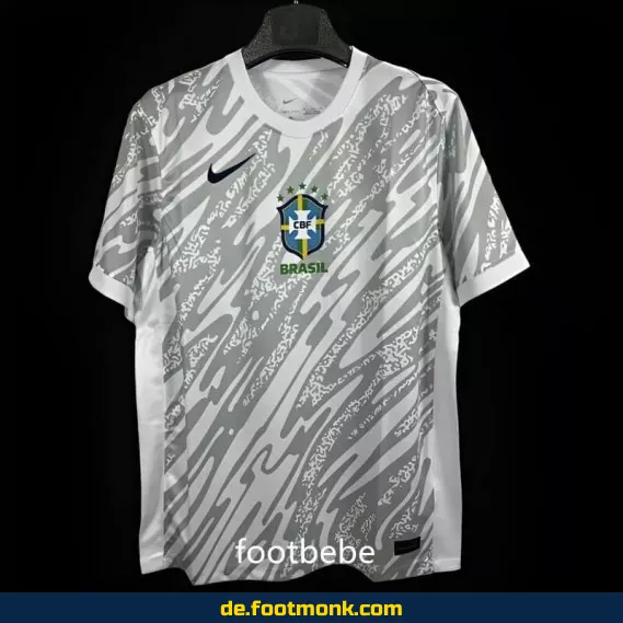 Brasilien Torwart-Trikot 2023/2024 – Grau | Authentisches Fußballtrikot | Herren | Nike/Adidas | Günstig online kaufen