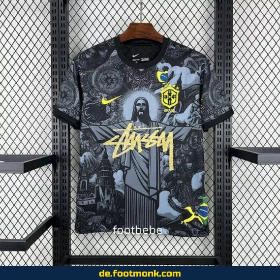 STUSSY Brasilien 2024 Torwarttrikot – Copa America – Fußballtrikot Herren/Damen/Kinder – Authentisch & Günstig