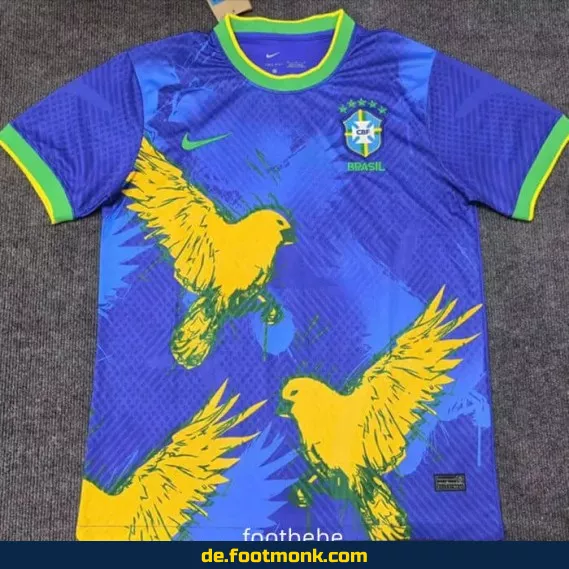 Brasilien Trikot 2025/2026 – Konzeptversion in Blau | Fußballtrikot Herren/Damen/Kinder | Günstig online kaufen