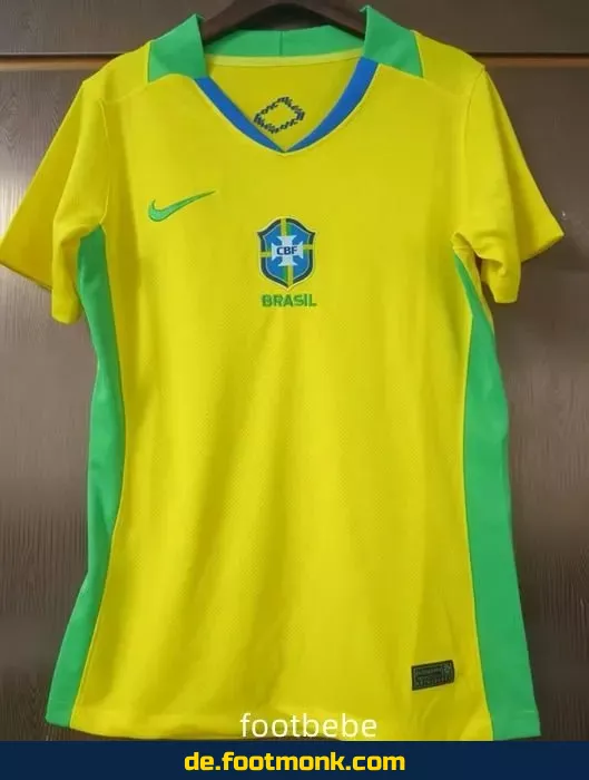 Brasilien Frauen Fußballtrikot 2025 Gelb – Authentisches Damen Trikot