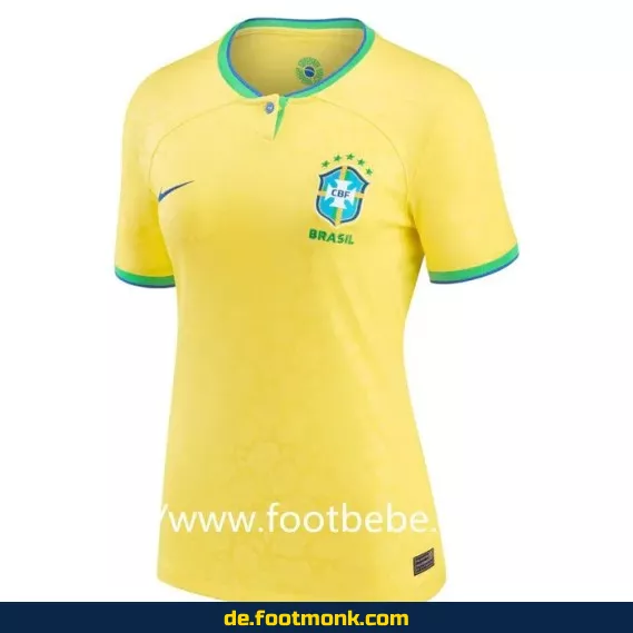 Brasilien Frauen Heimtrikot WM 2022 – Fußballtrikot Damen günstig kaufen