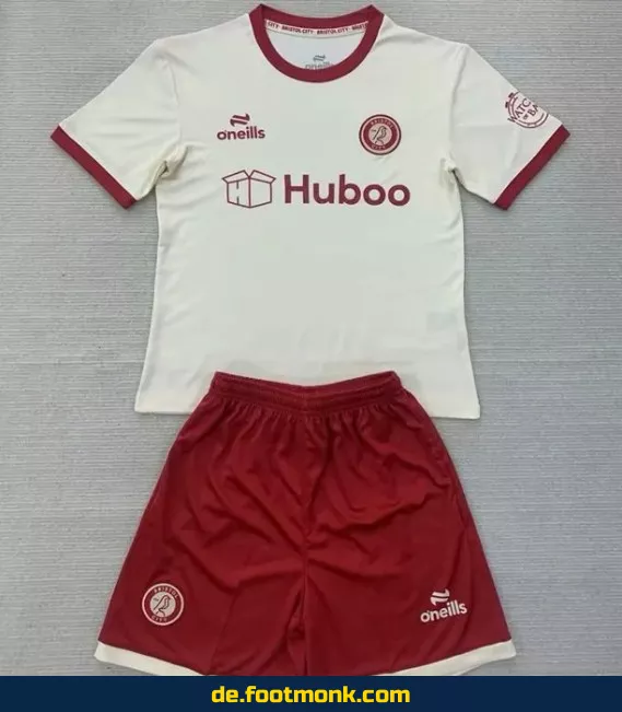 Bristol City Auswärtstrikot für Kinder 2024/2025 – Günstige Fußballtrikots online kaufen