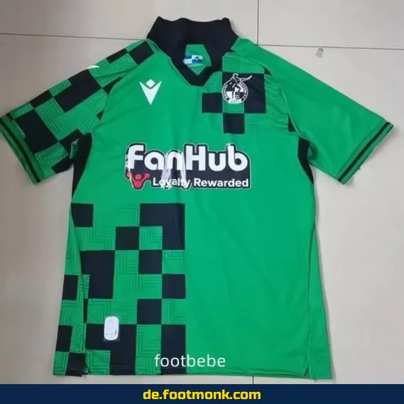 Bristol Rovers Auswärtstrikot 2024/2025 – Grünes Fußballtrikot für Herren | Günstige Vereinstrikots | Authentisches Fussballtrikot | Personalisierbar