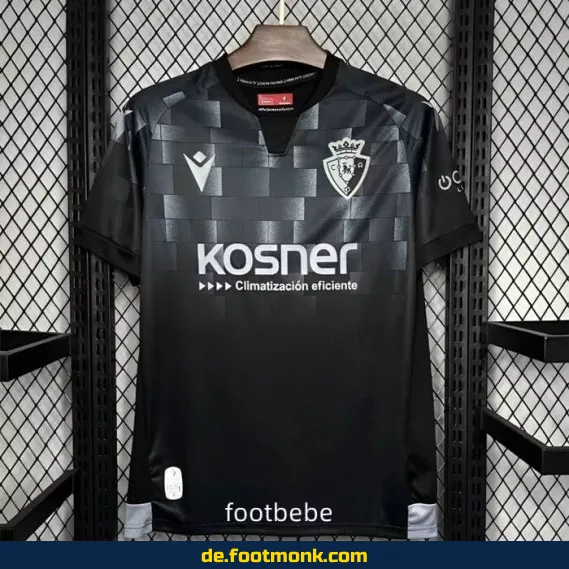 CA Osasuna Drittes Trikot 2024/2025 – Herren Fußballtrikot Schwarz – Authentisches Vereinstrikot – Jetzt günstig online kaufen