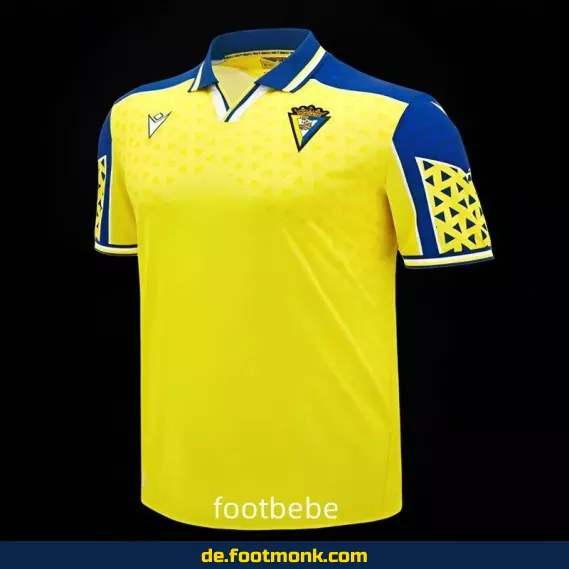 FC Cádiz Heimtrikot 2024/2025 – Gelb | Günstige Fußballtrikots | Herren, Damen & Kinder | Personalisierbar